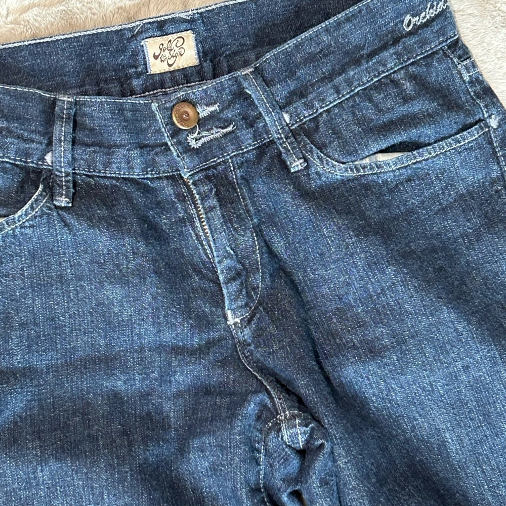 Gold Sign Women’s  Wide-Leg Jeans size 26 - Picture 3 of 6